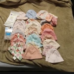 Baby hats and new pacifiers